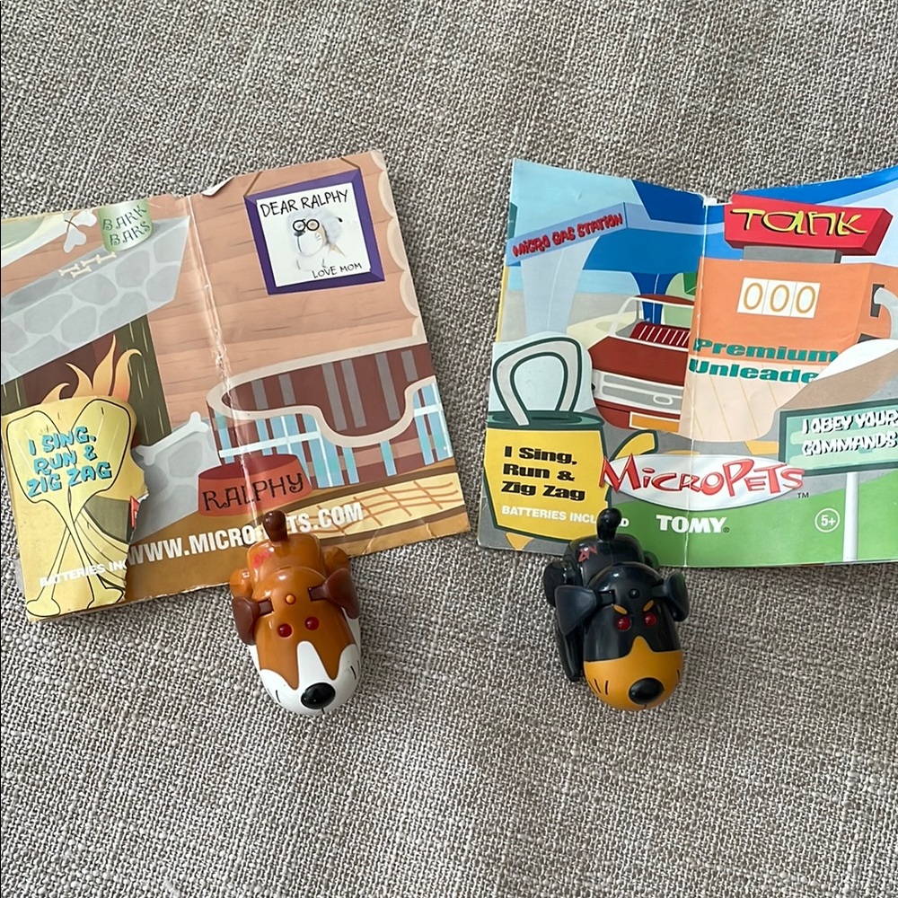 MicroPets Ralphy and Tank Interactive Toys